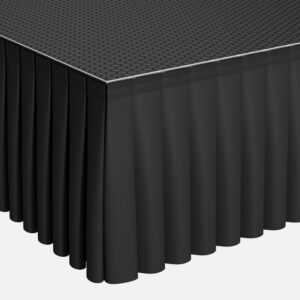 Jupe de scène 1m x 4m Noir