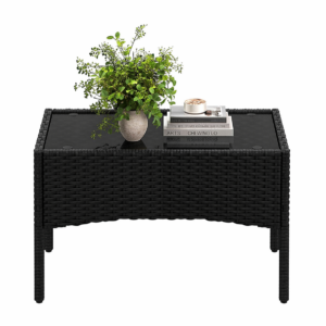 Table basse Jardin Tressé Noir